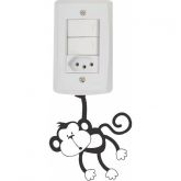 Adesivo de Tomada Macaco